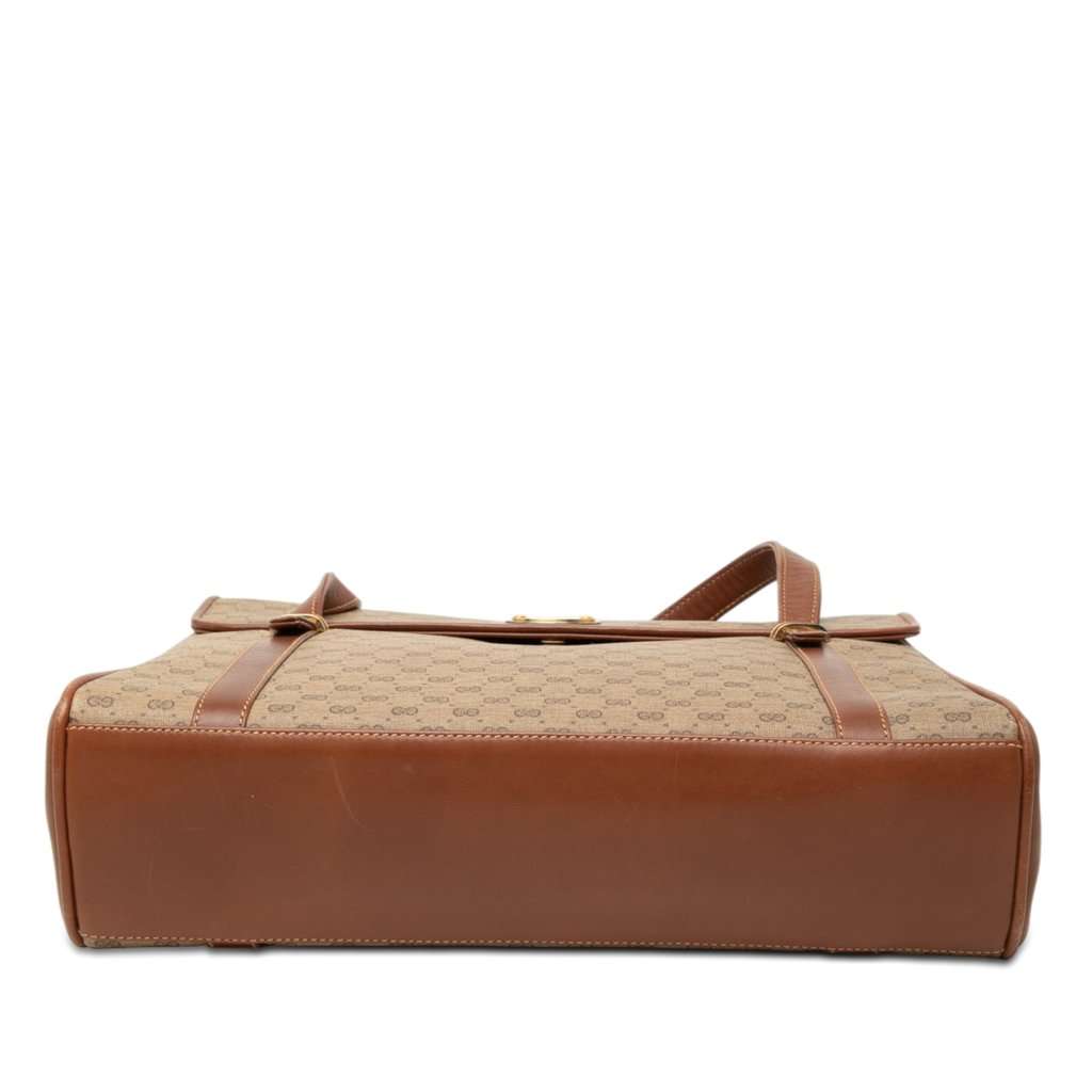 Gucci Micro GG Supreme Shoulder Bag Beige Very good condition - Inside View