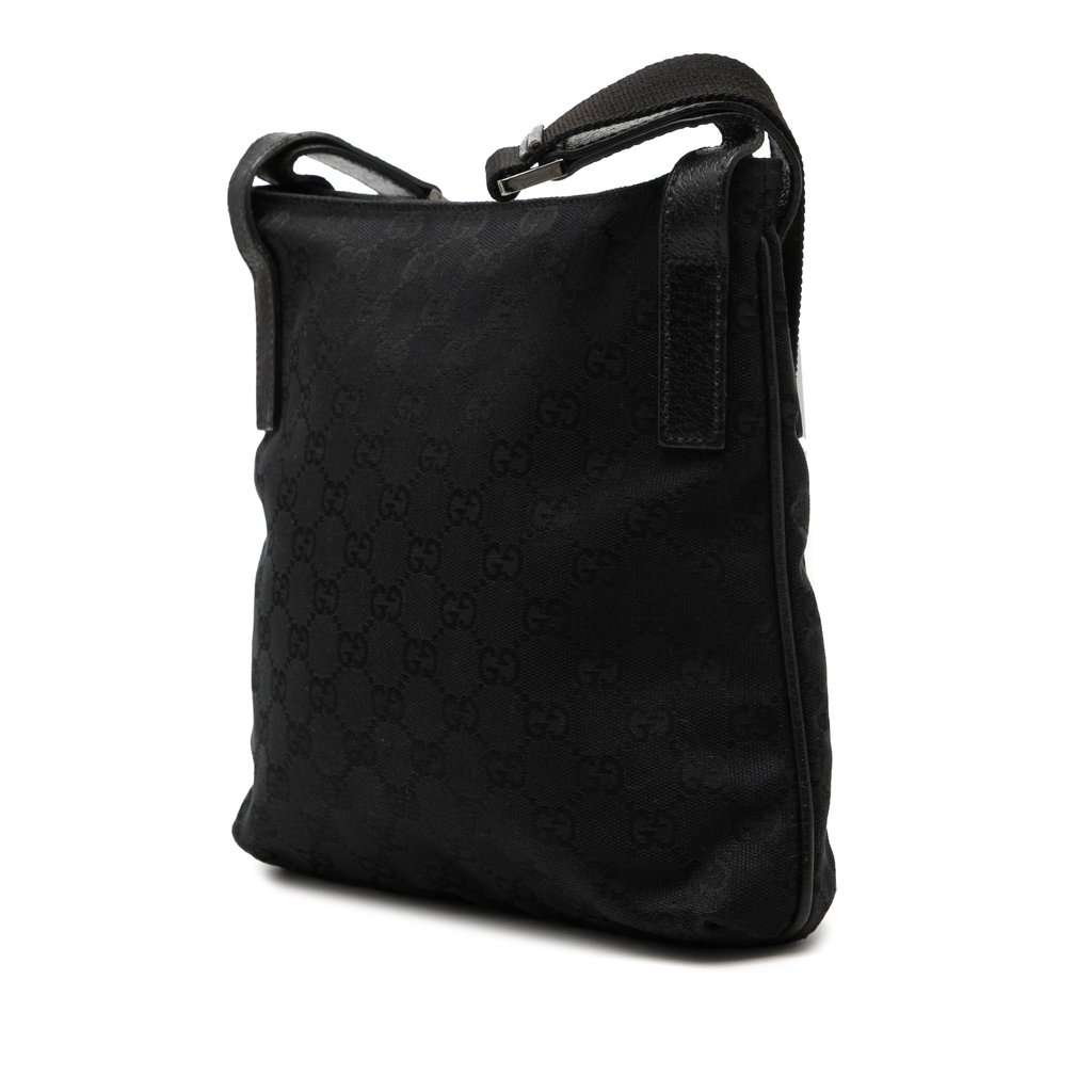 Gucci GG Canvas Crossbody Black Very good condition - Back View