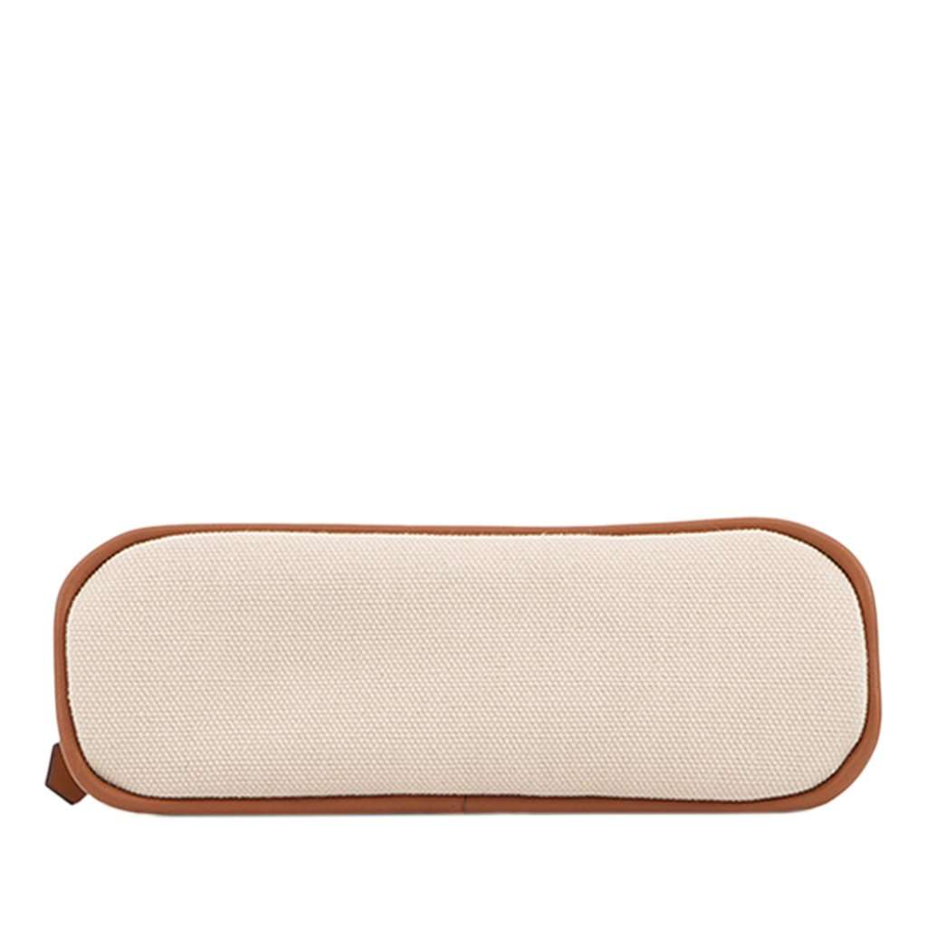 Hermès Mini Canvas Bolide Pouch Brown Very good condition - Inside View
