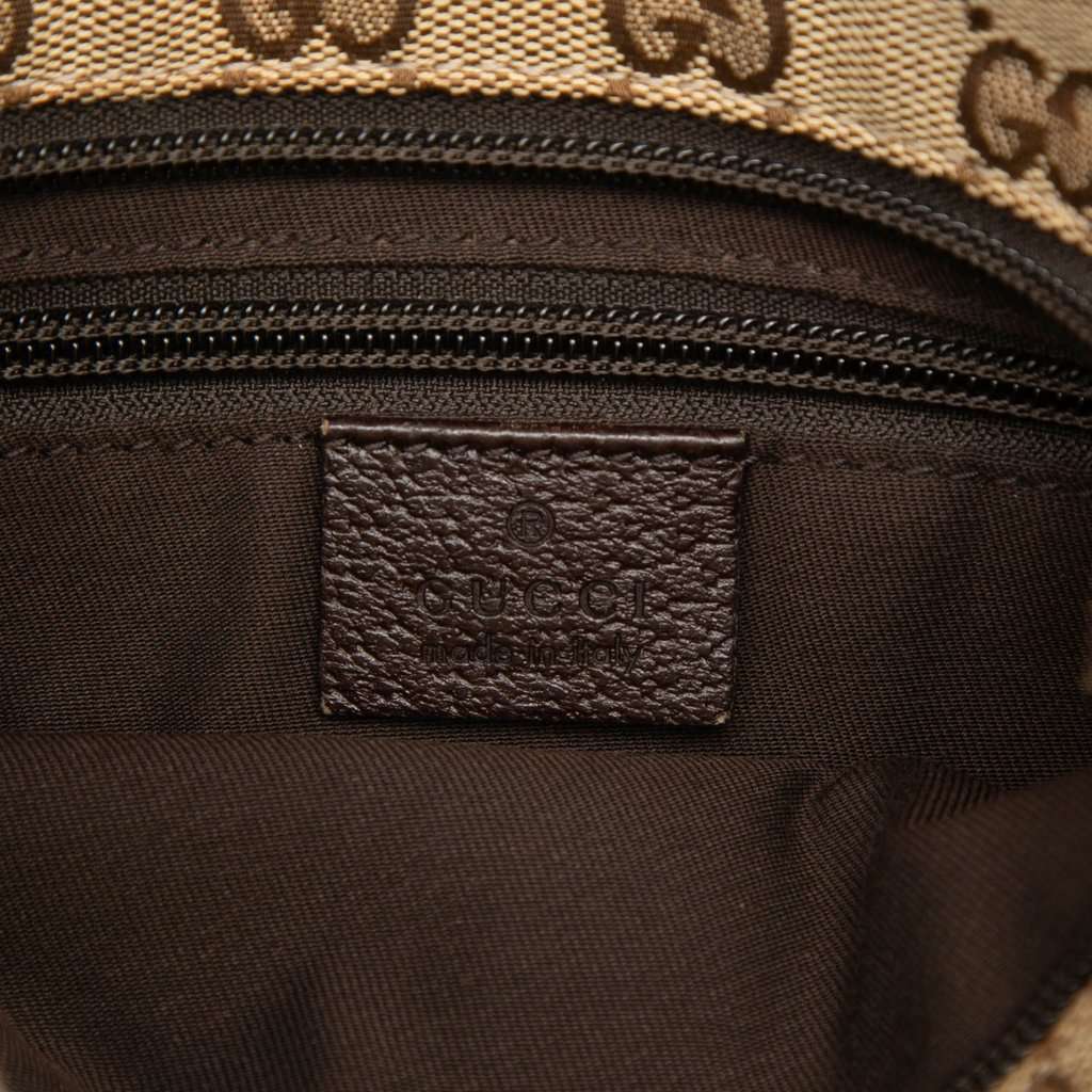 Gucci GG Canvas Web Crossbody Beige Very good condition - Box View
