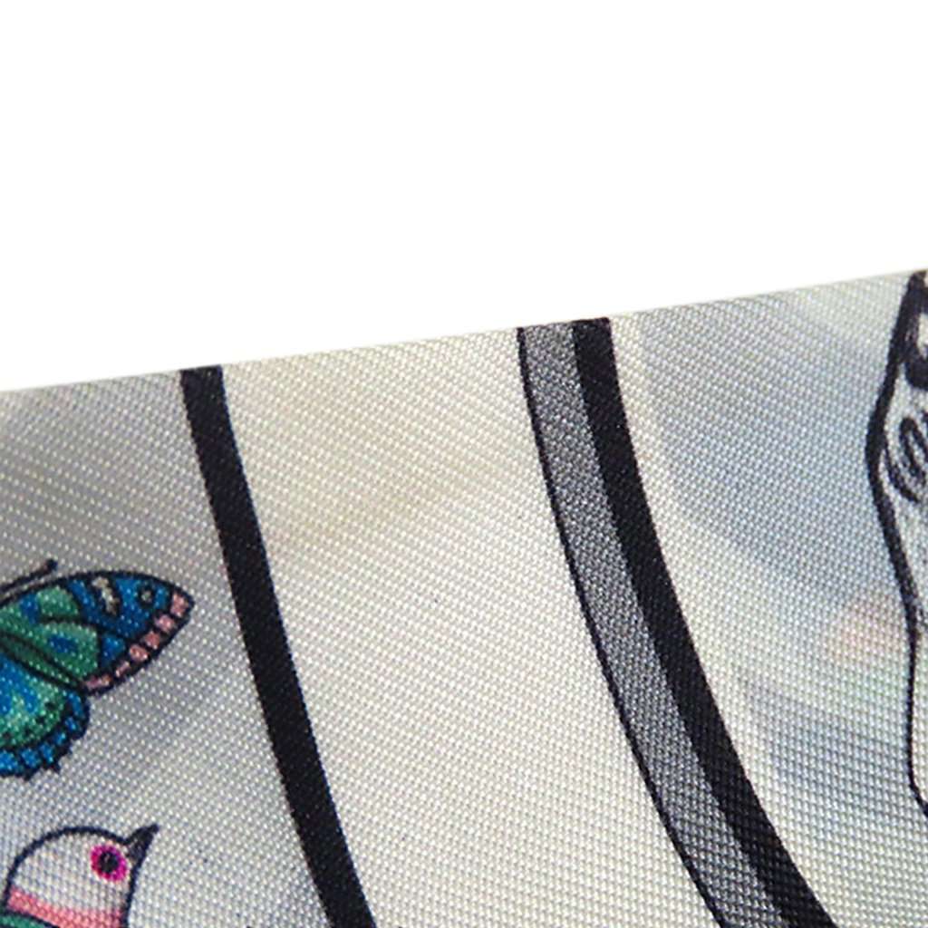 Hermès Hermes Story Silk Twilly Scarf White Very good - Model View
