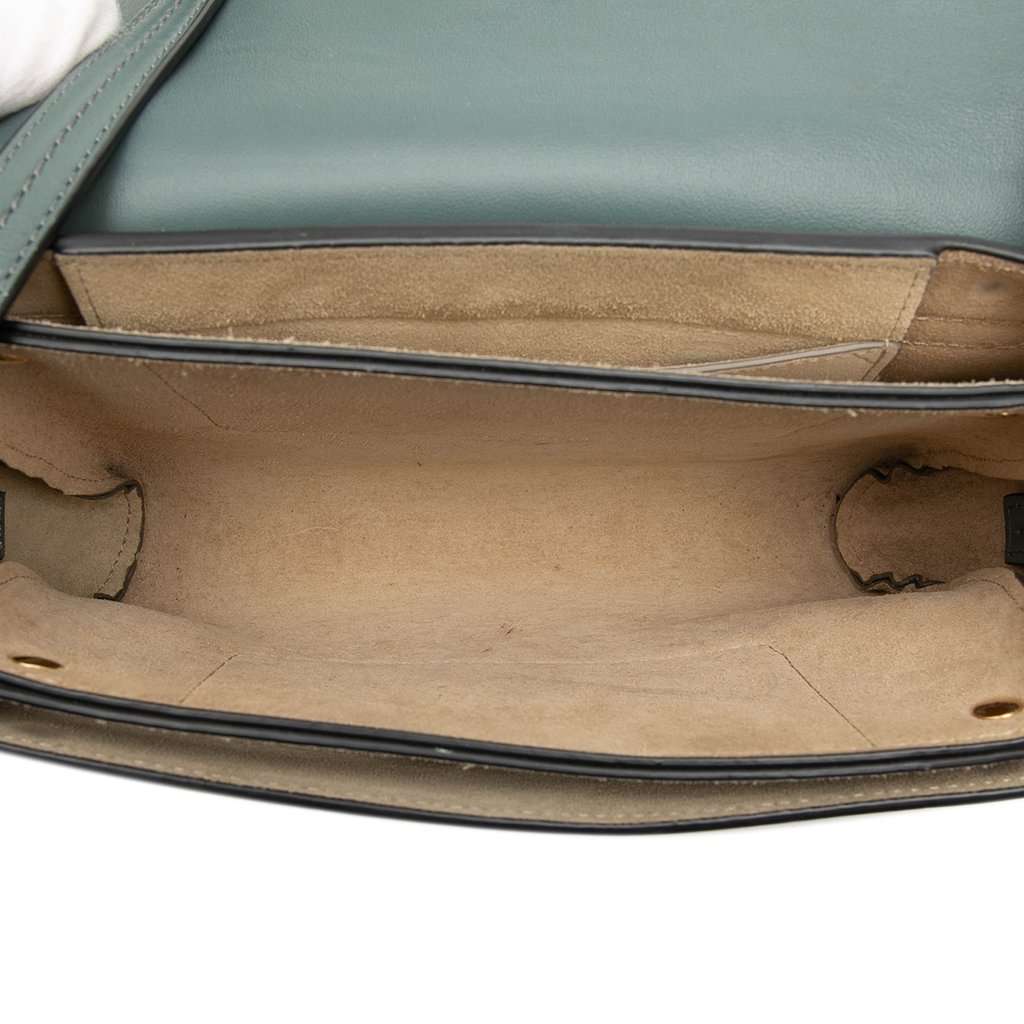 Chloé Small Suede and Calfskin Faye Crossbody MultiColor Leather Very good - Model View