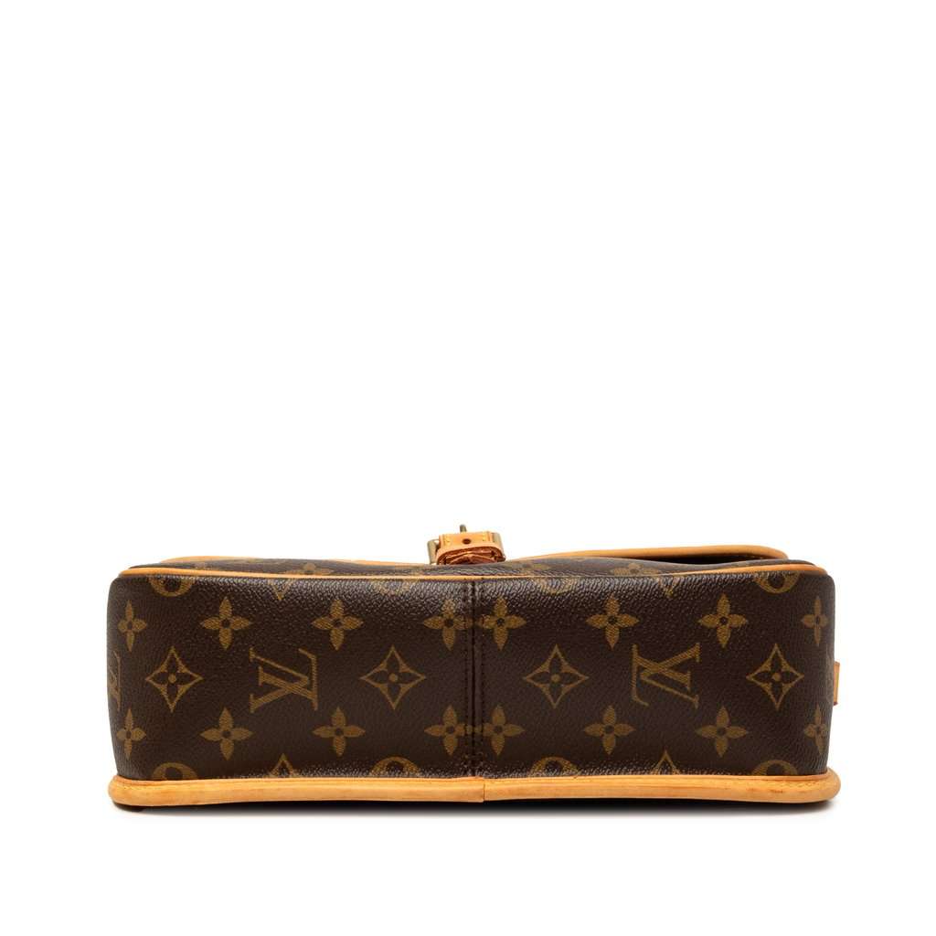 Louis Vuitton Monogram Sologne Brown Very good - Inside View