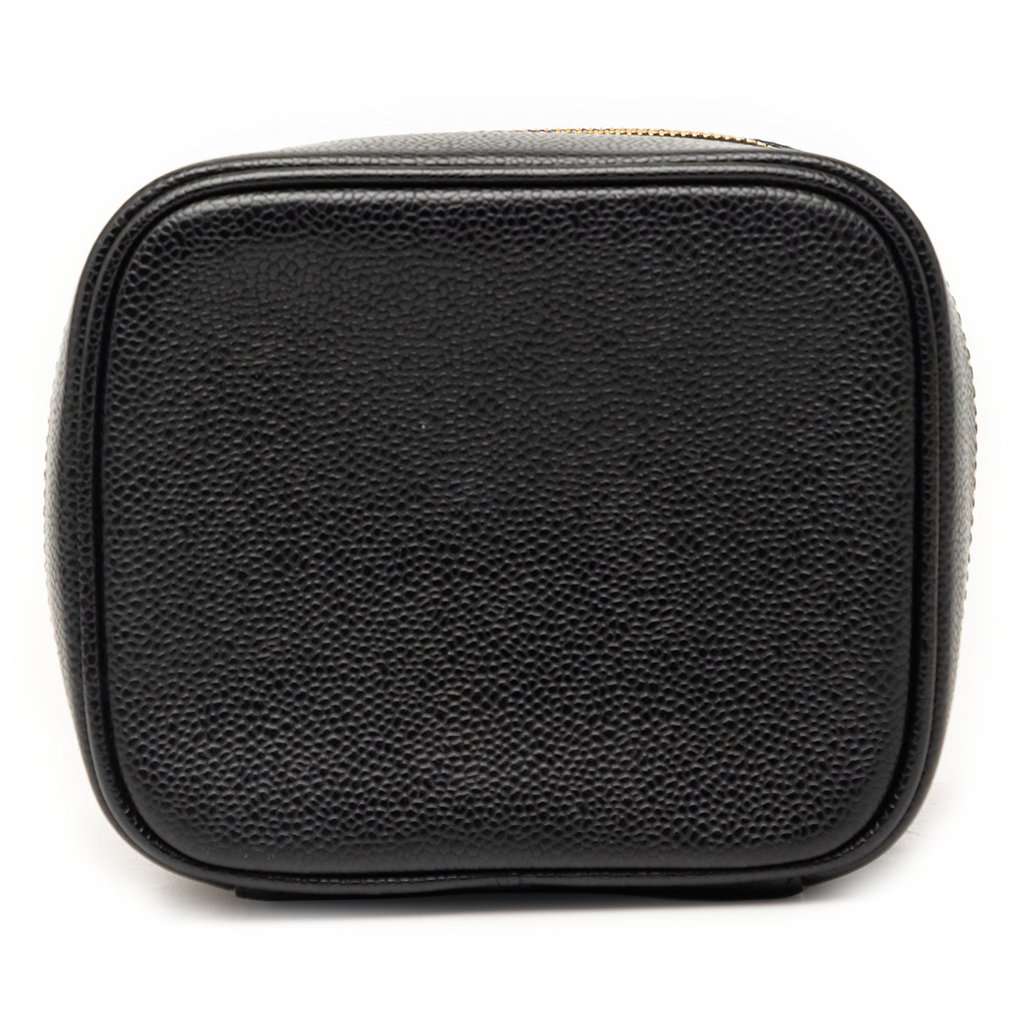 Chanel CC Caviar Vanity Bag Black Leather Very good - Inside View