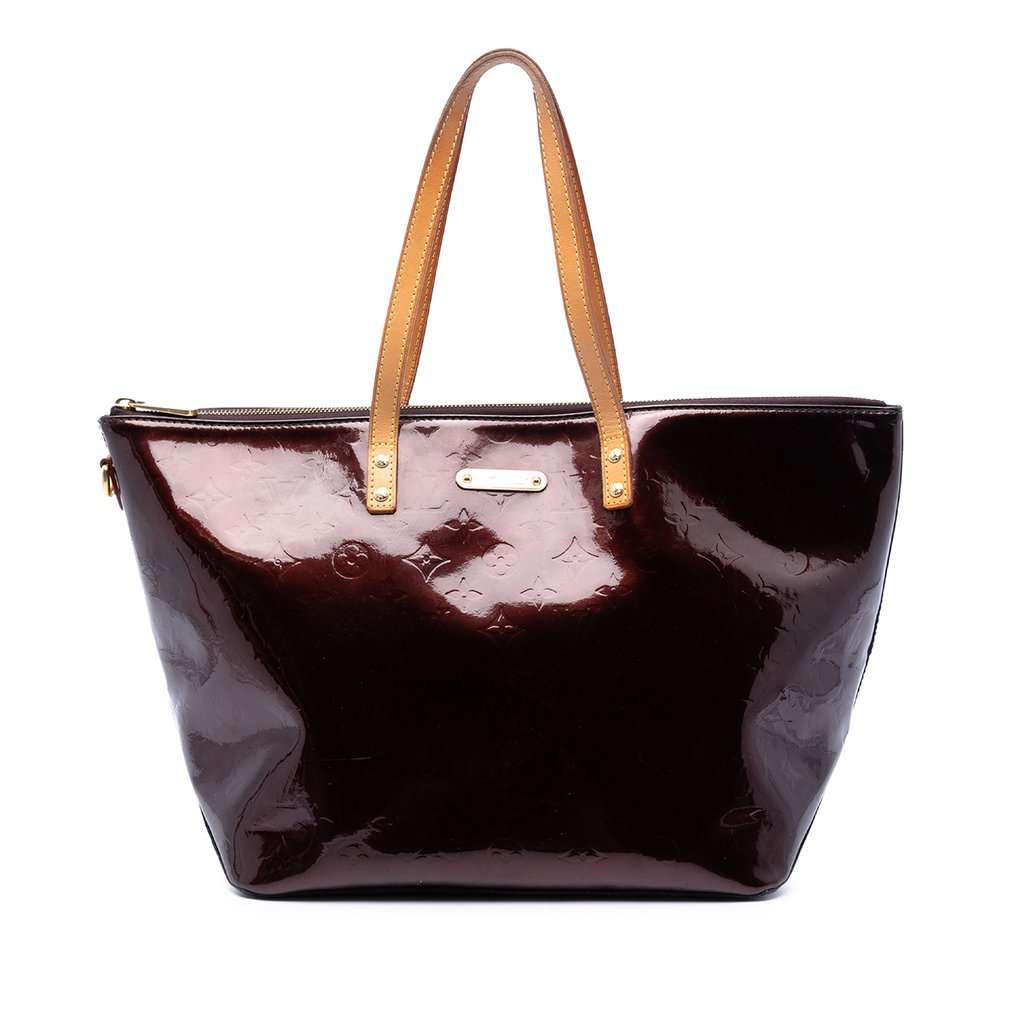 Louis Vuitton Monogram Vernis Bellevue GM Purple Leather Very good condition - Front View