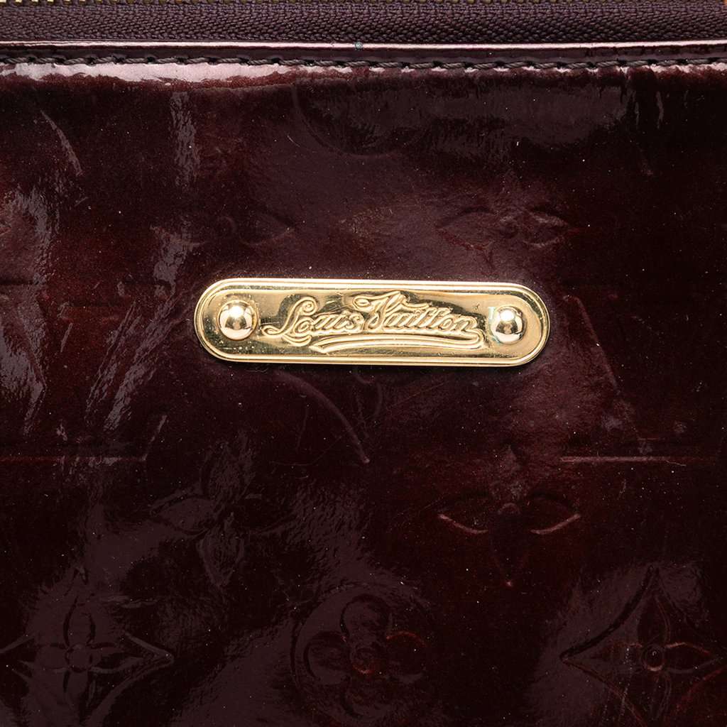 Louis Vuitton Monogram Vernis Bellevue GM Purple Leather Very good condition - Box View