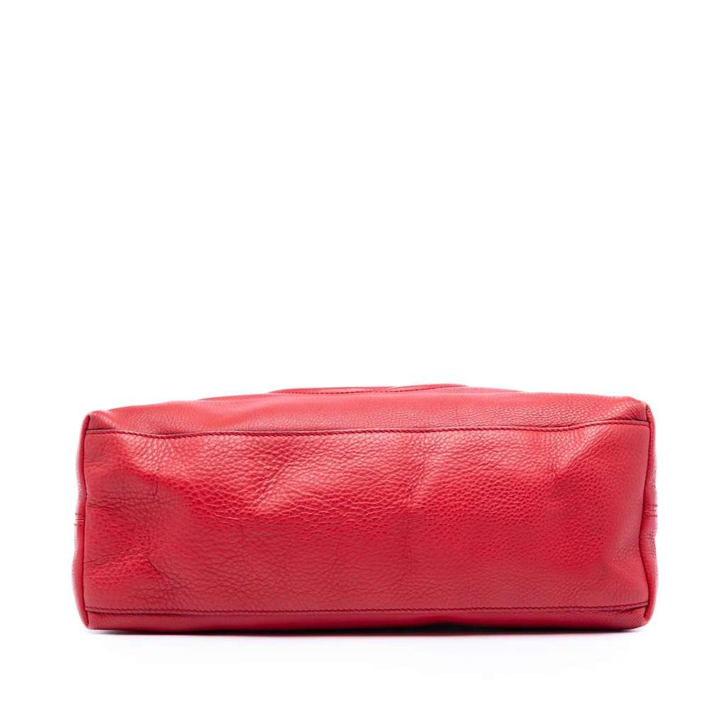 Gucci Medium Calfskin Soho Chain Tote Red Leather Very good condition - Inside View