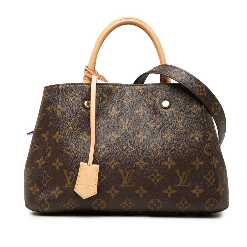 Louis Vuitton Monogram Montaigne BB Brown Very good - Front View