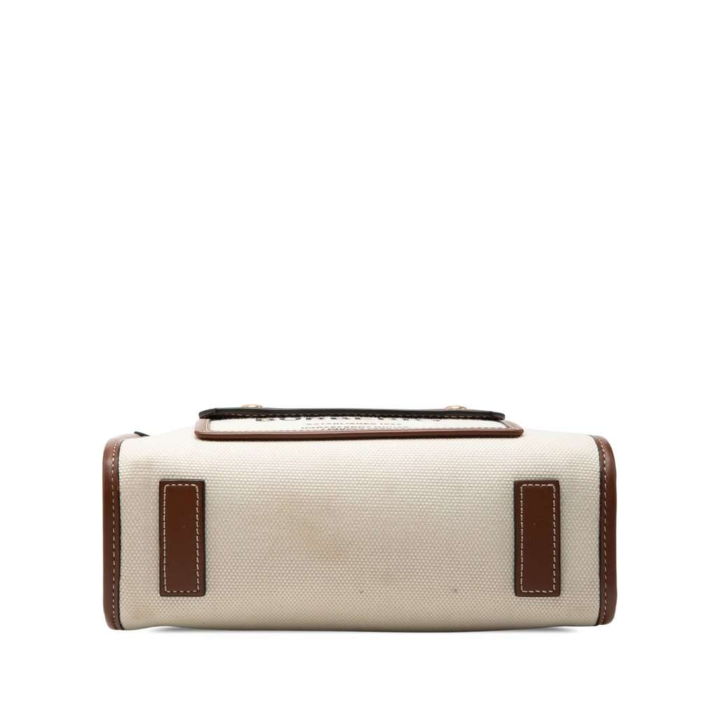 Burberry Mini Canvas Freya Tote Brown Very good - Inside View
