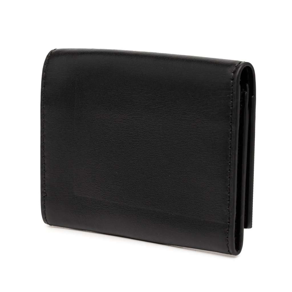 Gucci GG Marmont Calfskin Card Case Black Leather Very good - Back View