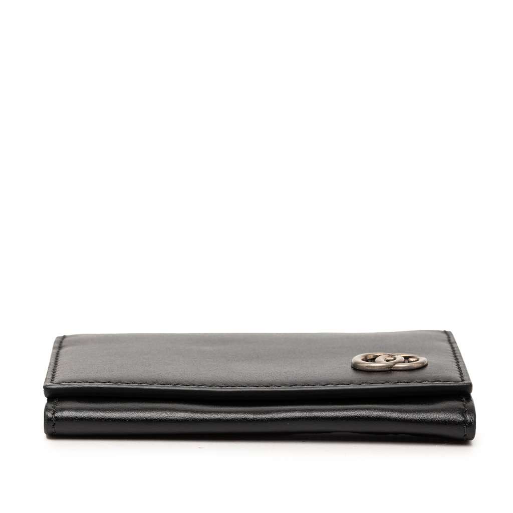 Gucci GG Marmont Calfskin Card Case Black Leather Very good - Inside View
