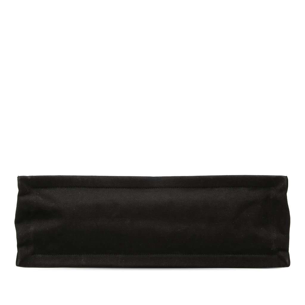 Saint Laurent Large Canvas Rive Gauche Tote Black Very good condition - Inside View