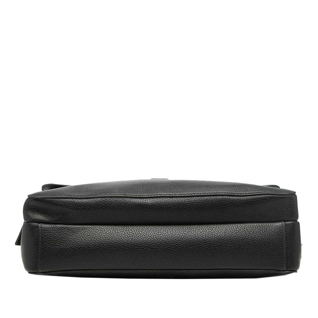 Prada Leather Business Bag Black Leather Very good condition - Inside View