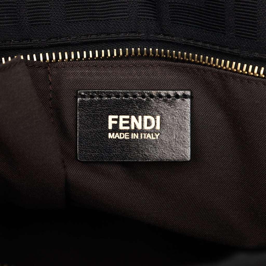 Fendi Zucca Canvas Chef Shoulder Bag Black Very good condition - Box View