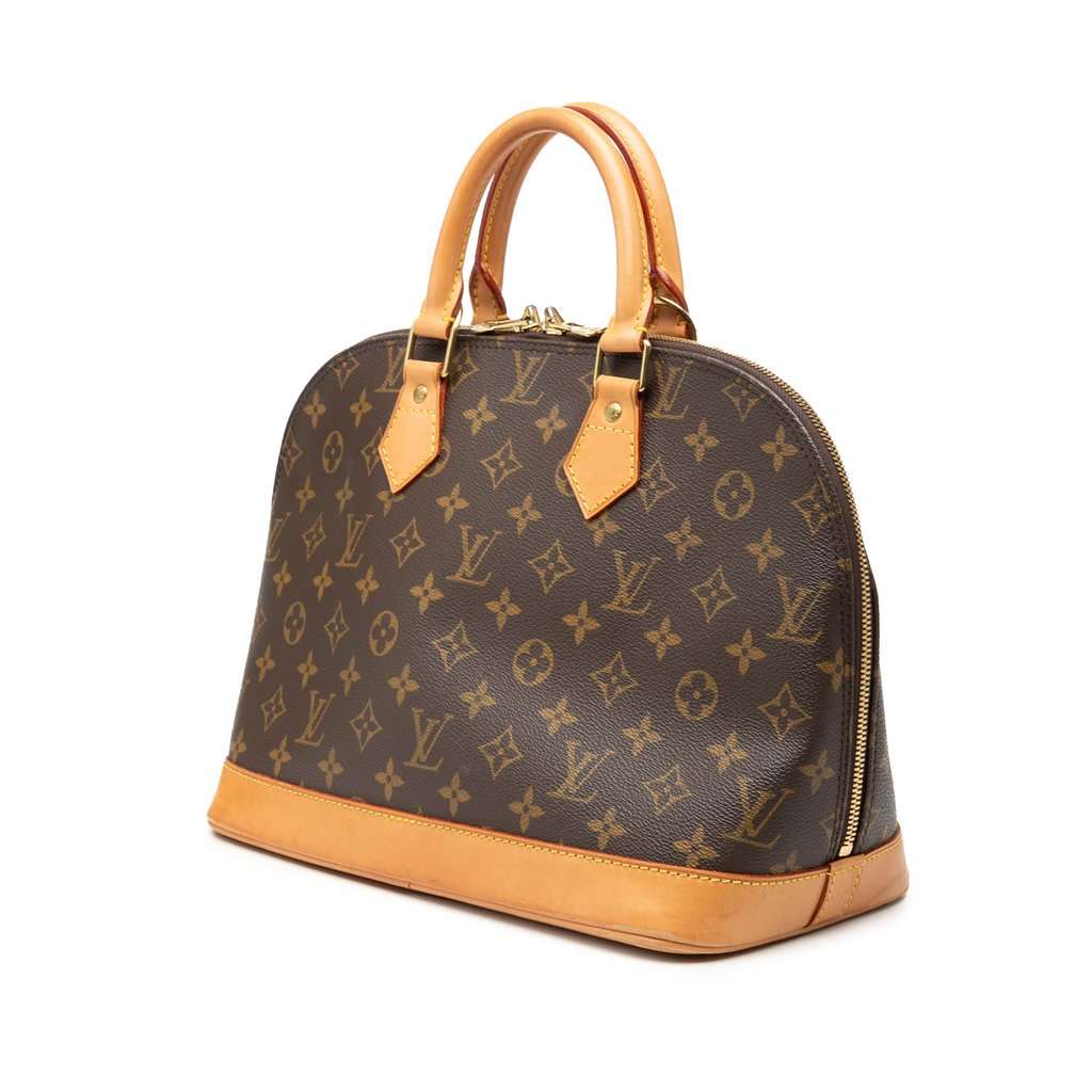 Louis Vuitton Monogram Alma PM Brown Very good - Back View