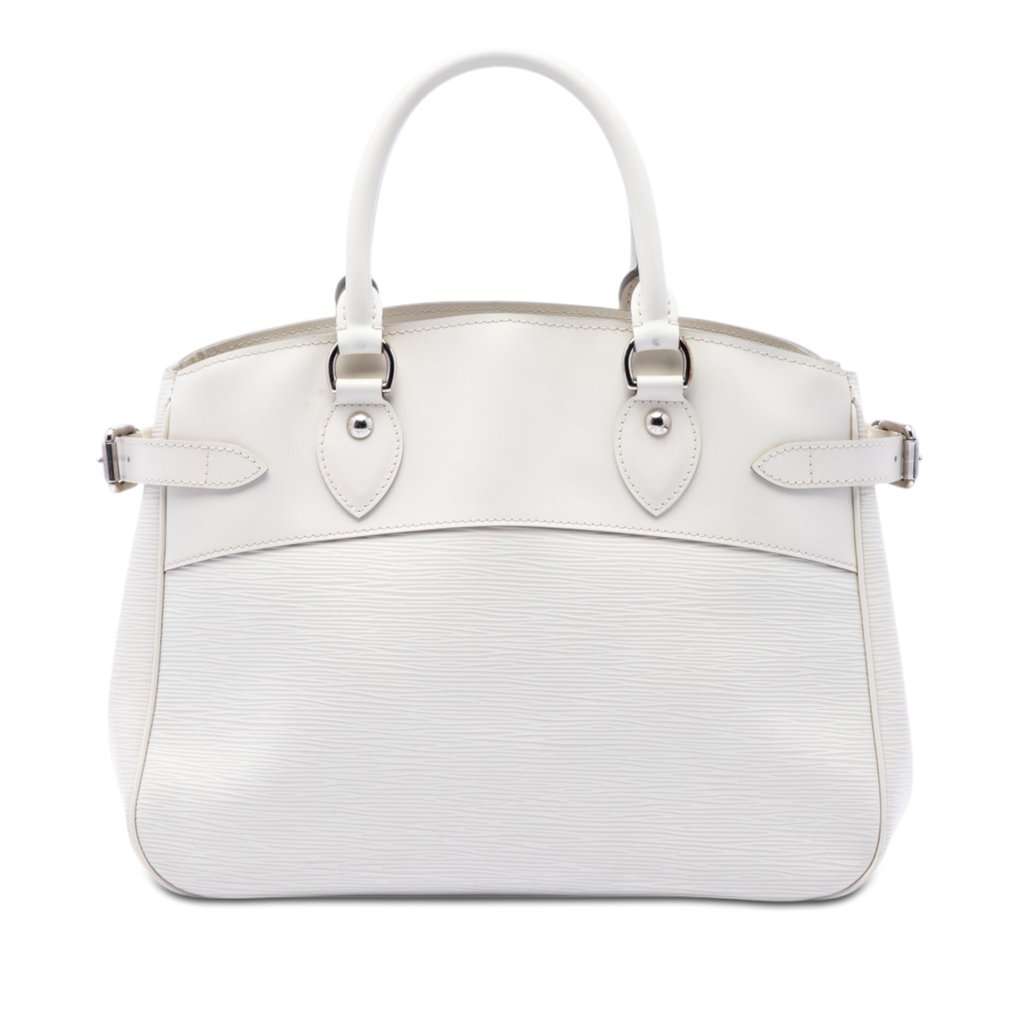 Louis Vuitton Epi Passy PM White Leather Very good condition - Front View