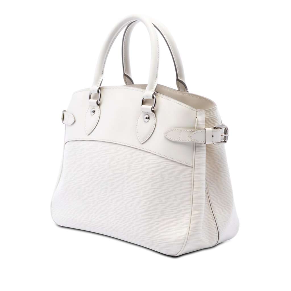 Louis Vuitton Epi Passy PM White Leather Very good condition - Back View