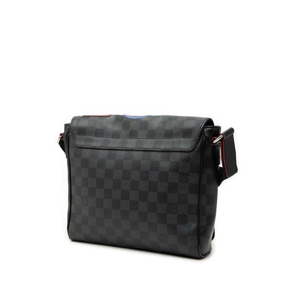 Louis Vuitton Damier Graphite Alps District PM Black Very good - Back View