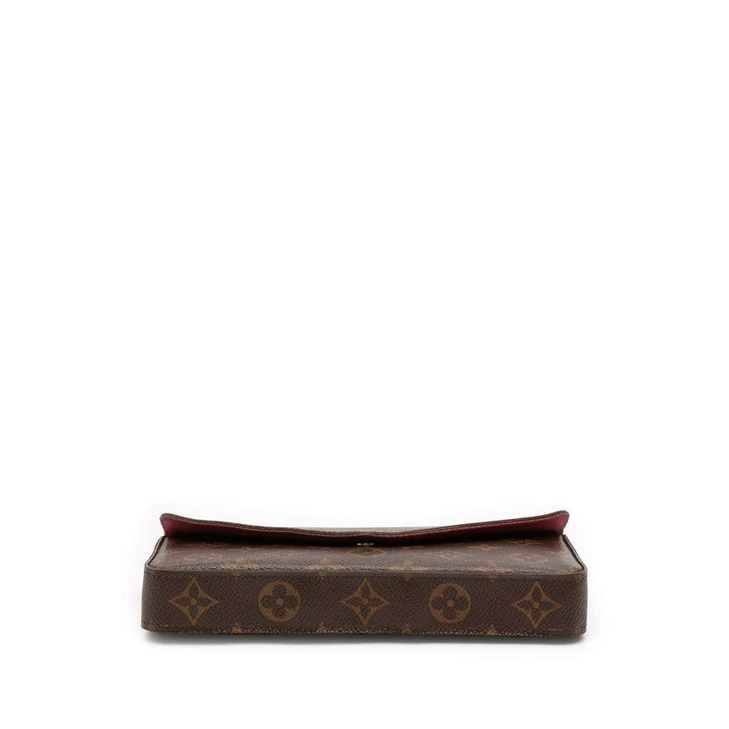 Louis Vuitton Monogram Pochette Felicie Brown Good condition - Inside View