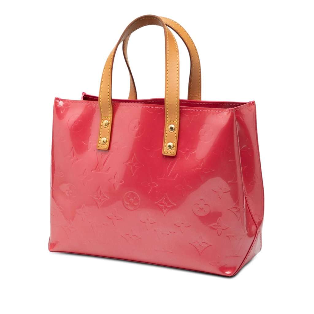 Louis Vuitton Monogram Vernis Reade PM Pink Leather Good - Back View