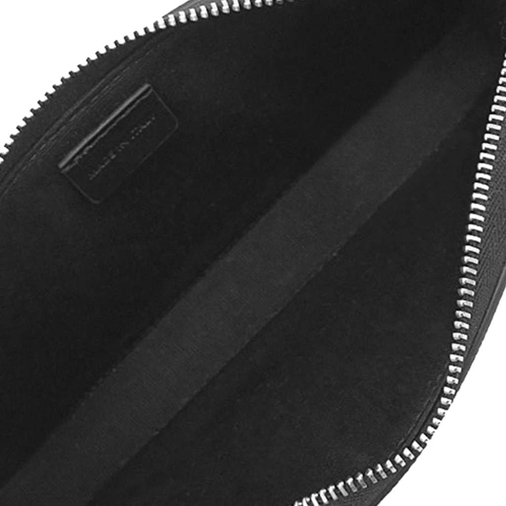 Celine Triomphe Coated Canvas Logo Horizontal Pouch Beige Very good - Model View