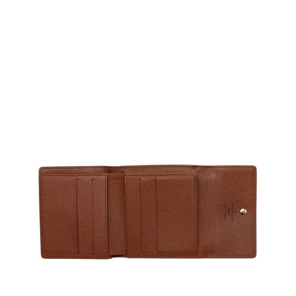 Louis Vuitton Monogram Portefeuille Elise Wallet Brown Very good condition - Model View