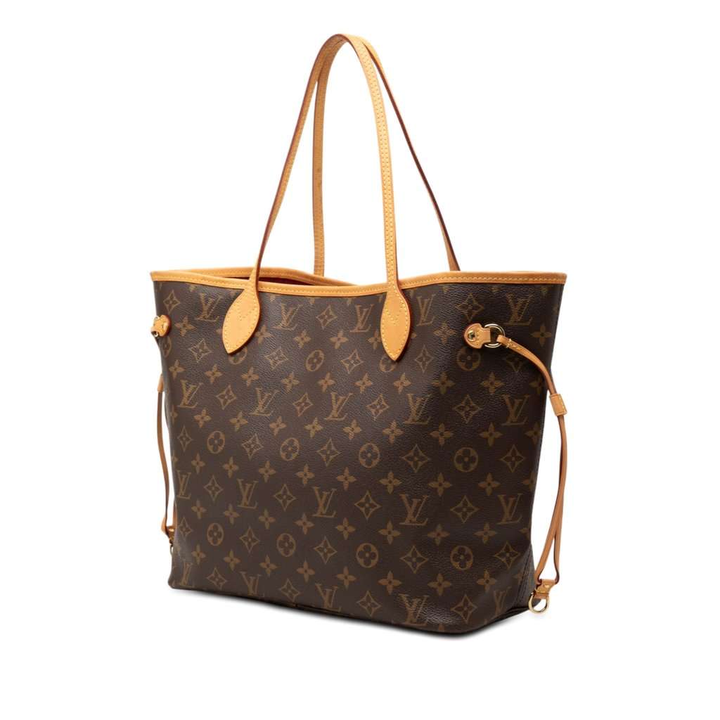 Louis Vuitton Monogram Neverfull MM Brown Very good - Back View