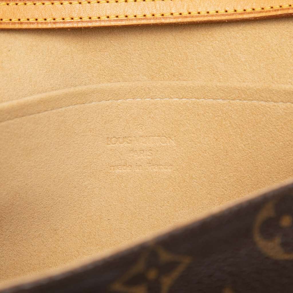 Louis Vuitton Monogram Pochette Twin GM Brown Very good condition - Box View