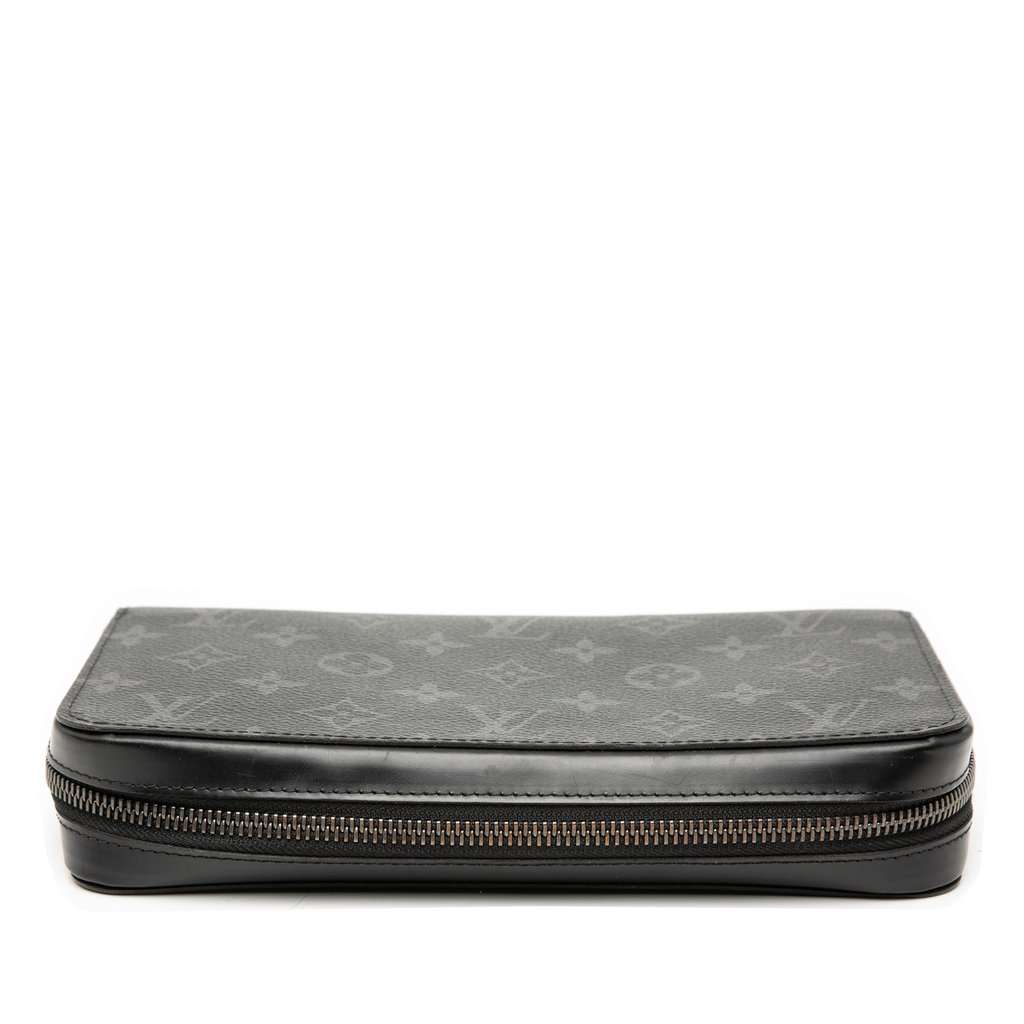 Louis Vuitton Monogram Eclipse Zippy XL Wallet Black Very good condition - Inside View