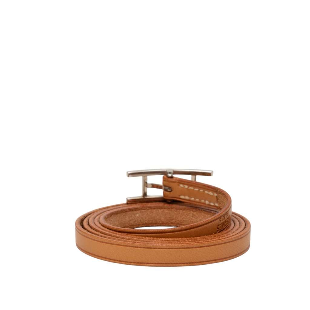 Hermès Swift Behapi Triple Tour Bracelet Brown Leather Very good - Inside View