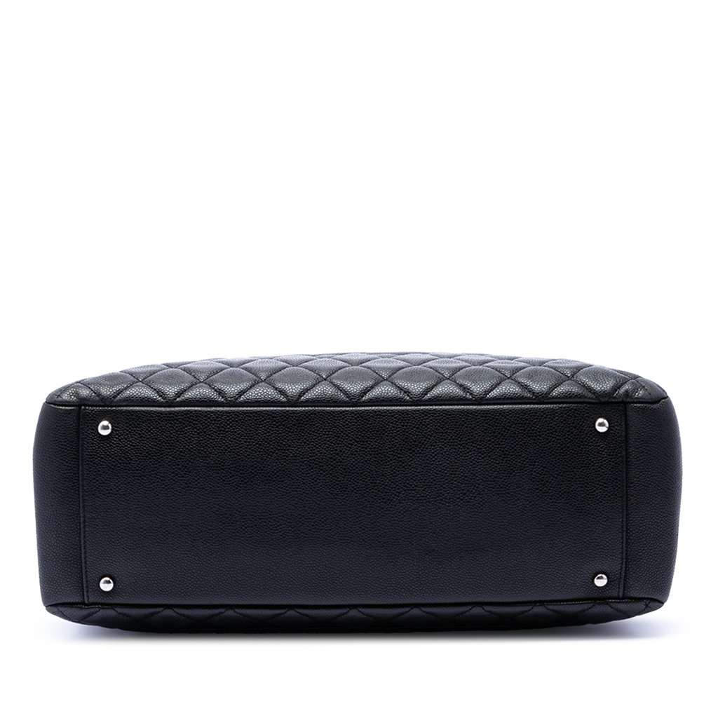 Chanel Caviar Grand Shopping Tote XL Black Leather Very good condition - Inside View