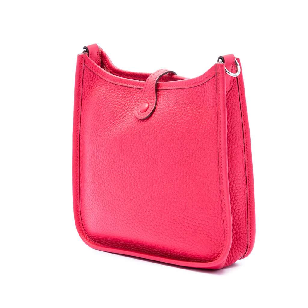 Hermès Clemence Evelyne I TPM Pink Leather Very good condition - Back View