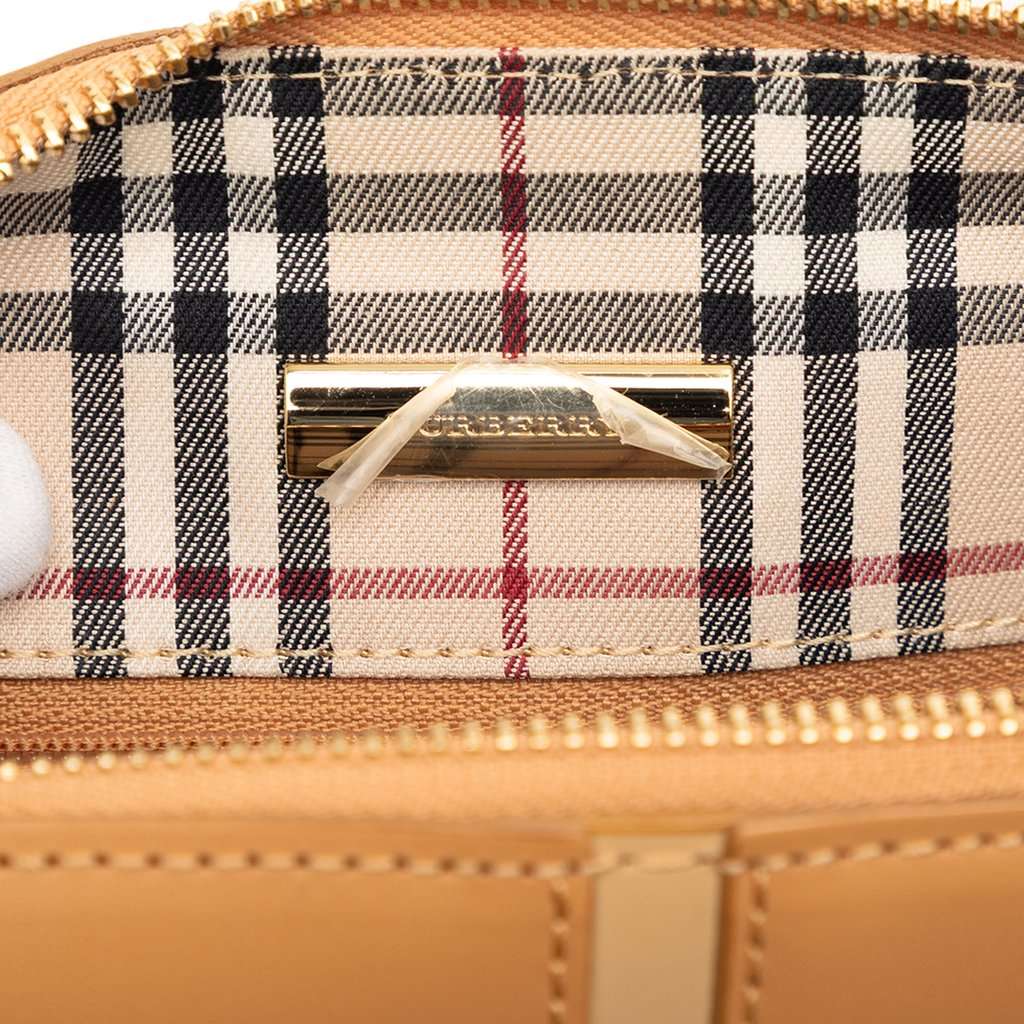 Burberry Leather Shoulder Bag Brown Leather Very good condition - Box View