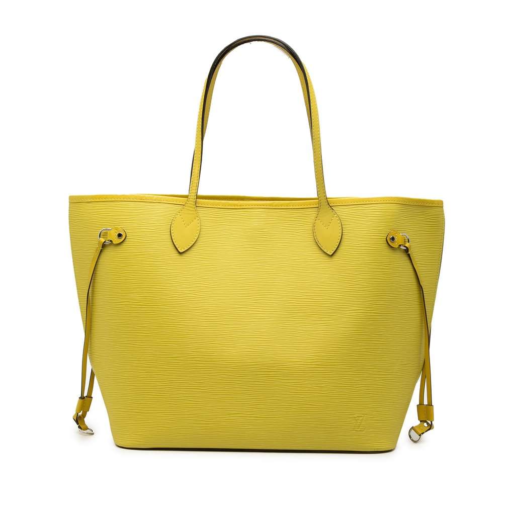 Louis Vuitton Epi Neverfull MM Yellow Leather Good condition - Front View