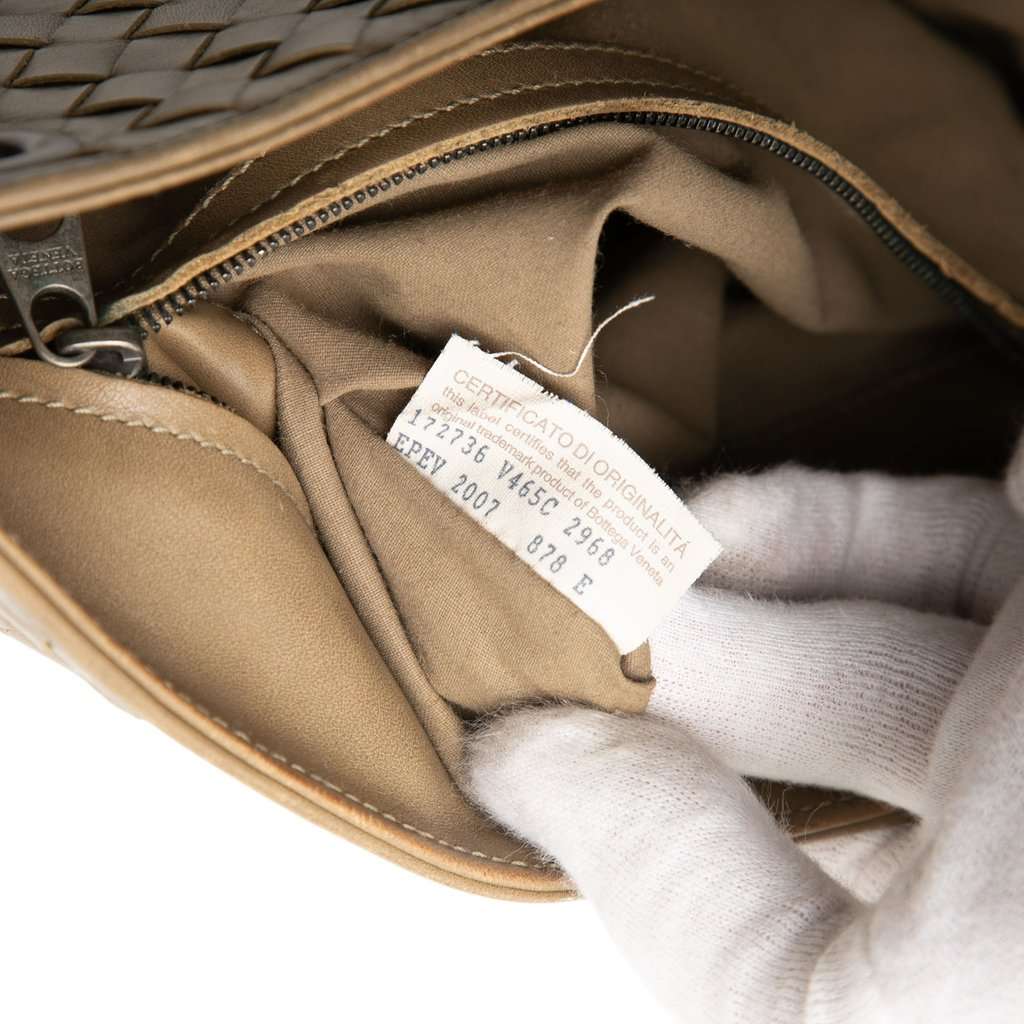 Bottega Veneta Nappa Intrecciato Crossbody Brown Leather Very good condition - Box View