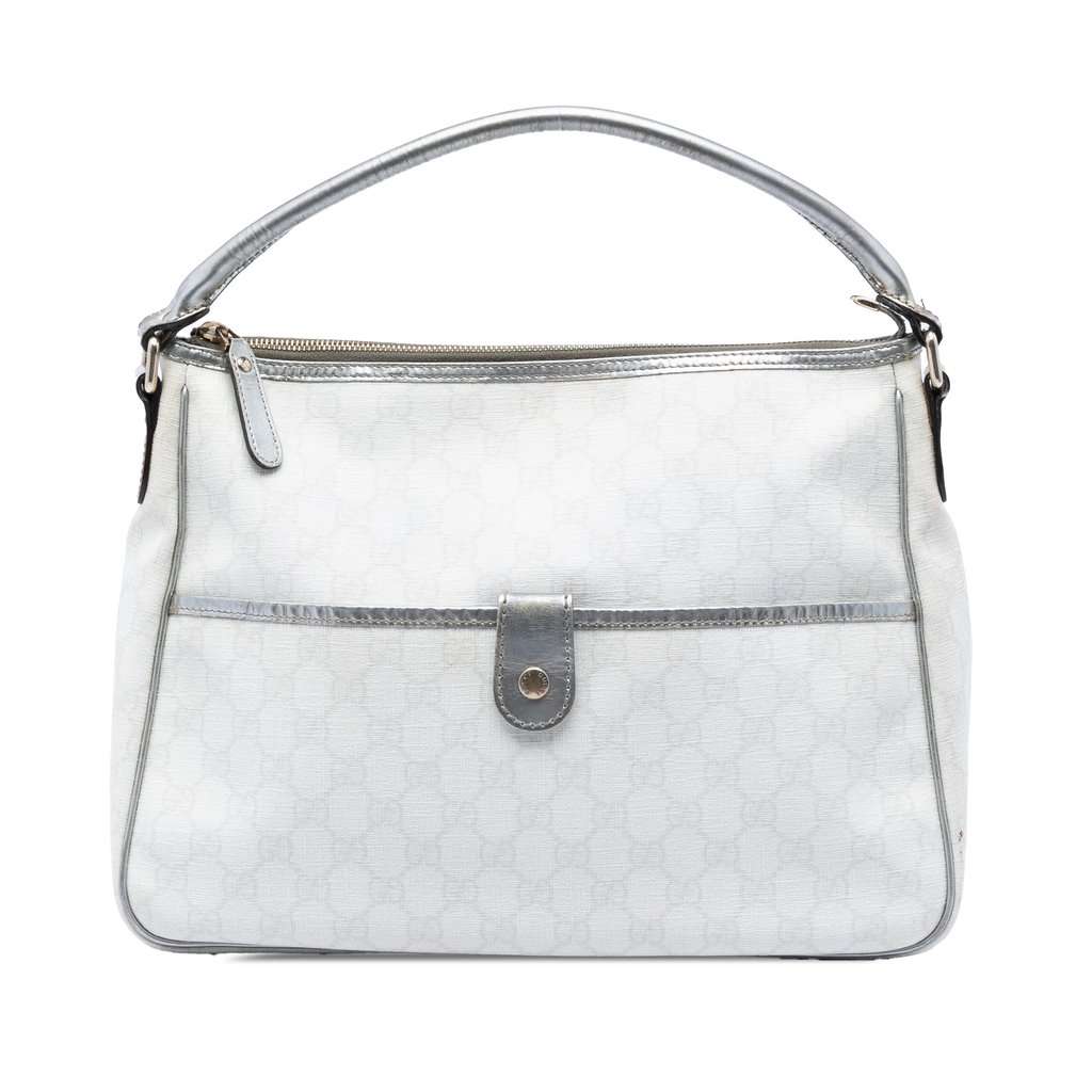 Gucci GG Supreme Joy Handbag White Very good condition - Front View