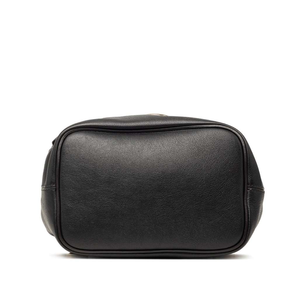 Chloé Medium Calfskin and Suede Faye Backpack Black Leather Good condition - Inside View