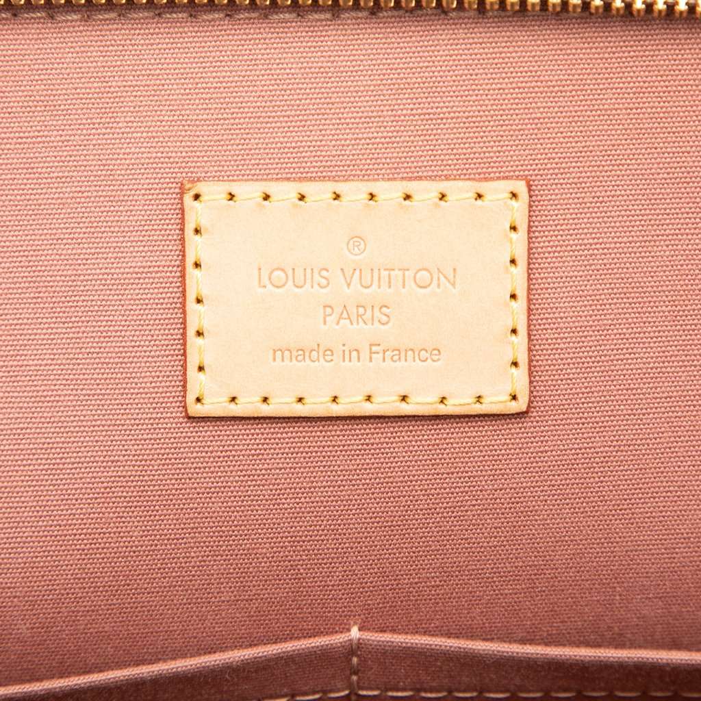 Louis Vuitton Monogram Vernis Alma PM Brown Leather Very good condition - Box View