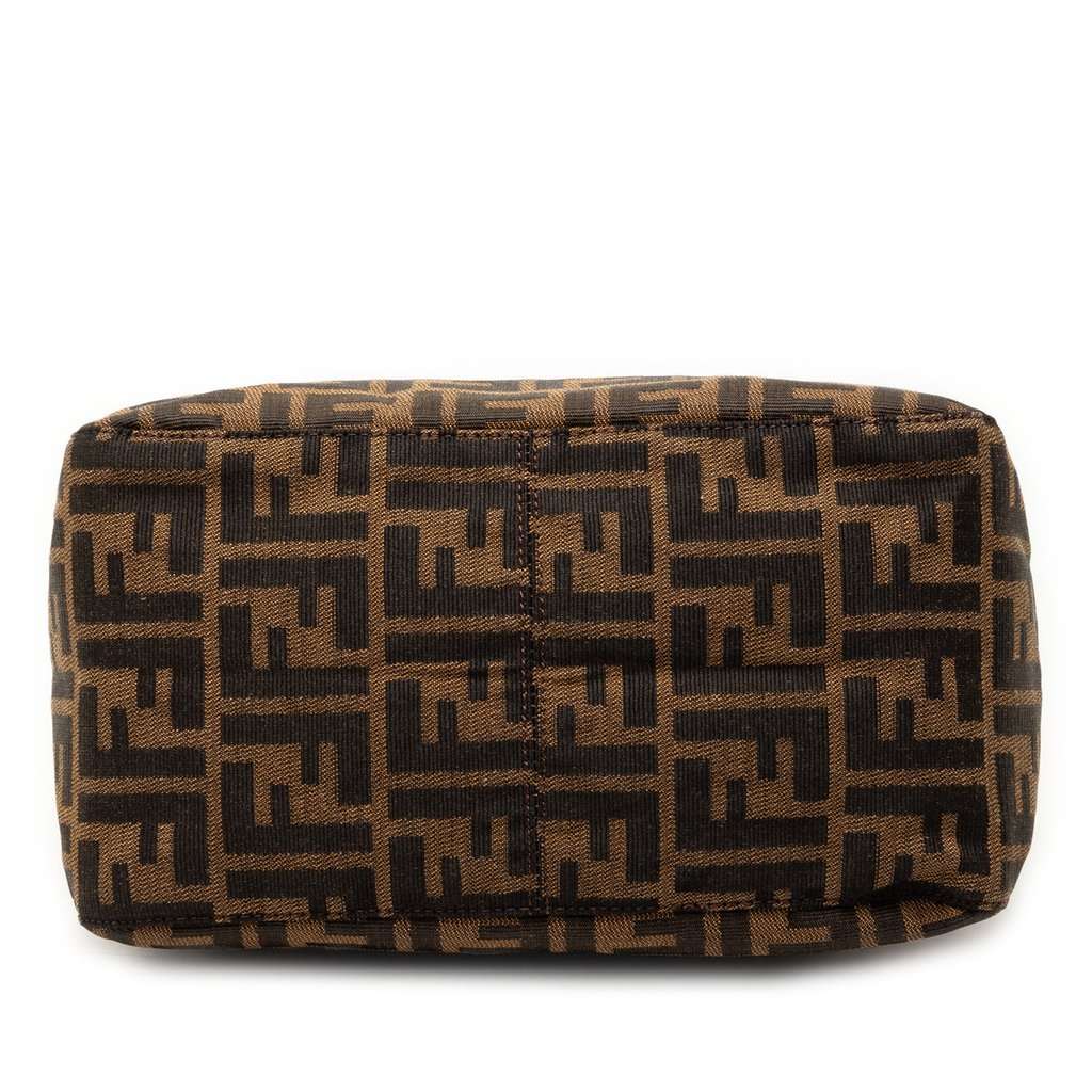 Fendi Zucca Canvas Double Flap Mamma Brown Very good condition - Inside View