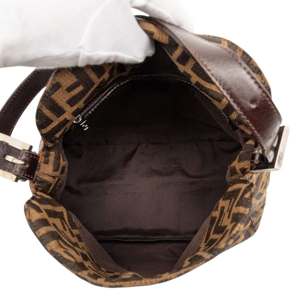 Fendi Zucca Canvas Double Flap Mamma Brown Very good condition - Model View