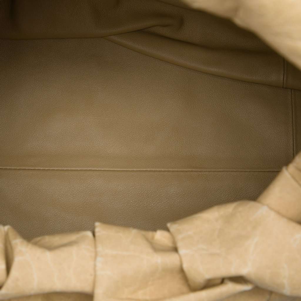Bottega Veneta Large Kraft Paper The Shoulder Pouch Beige Very good condition - Model View