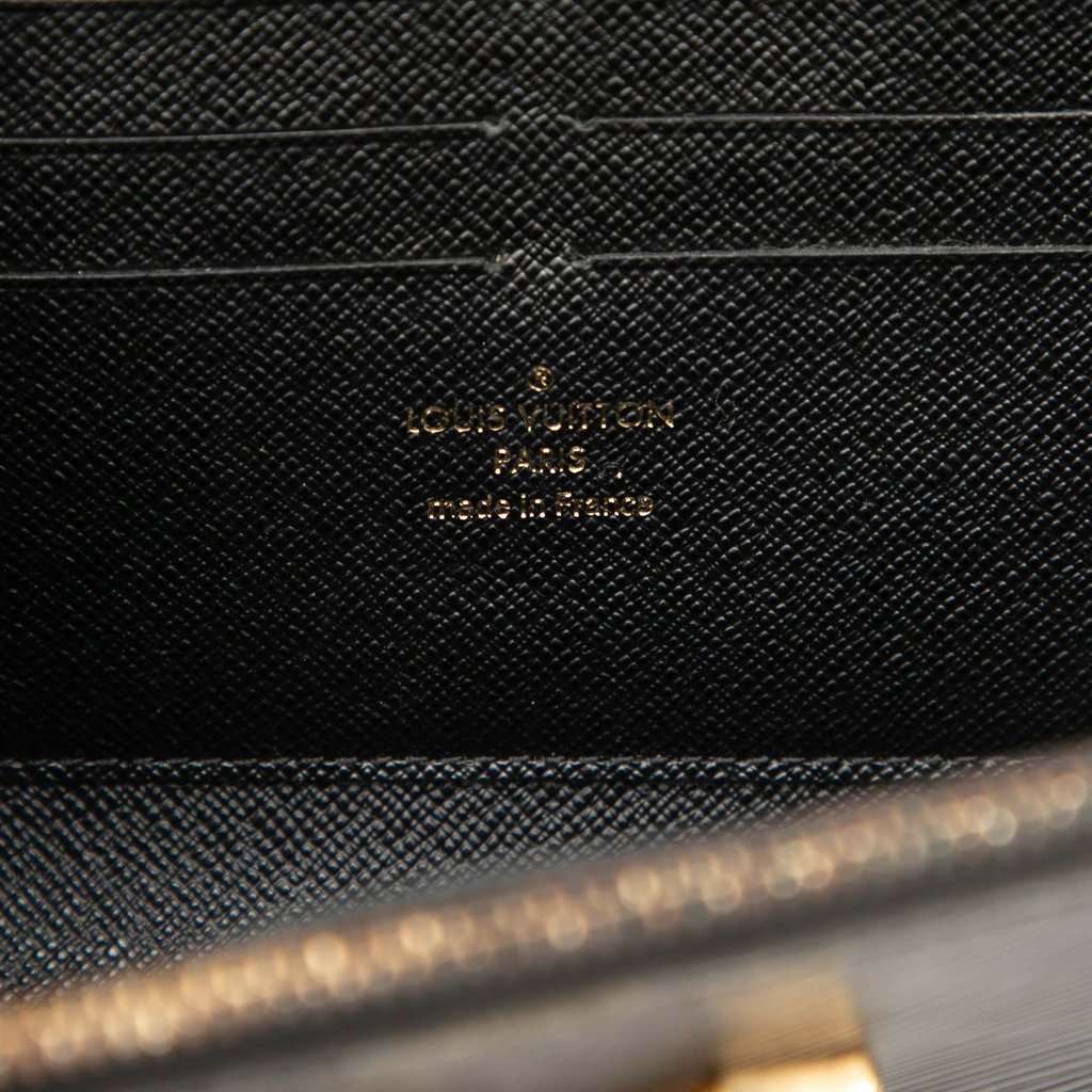 Louis Vuitton Epi Mechanical Flowers Twist Chain Wallet Black Leather Very good - Box View