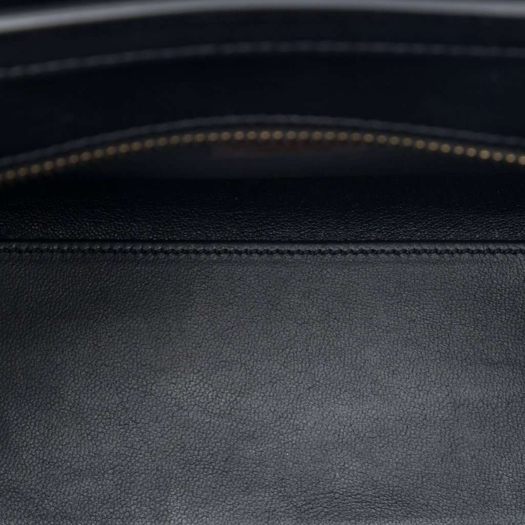 Celine Nano Tricolor Leather Luggage Tote Red Leather Very good - Model View