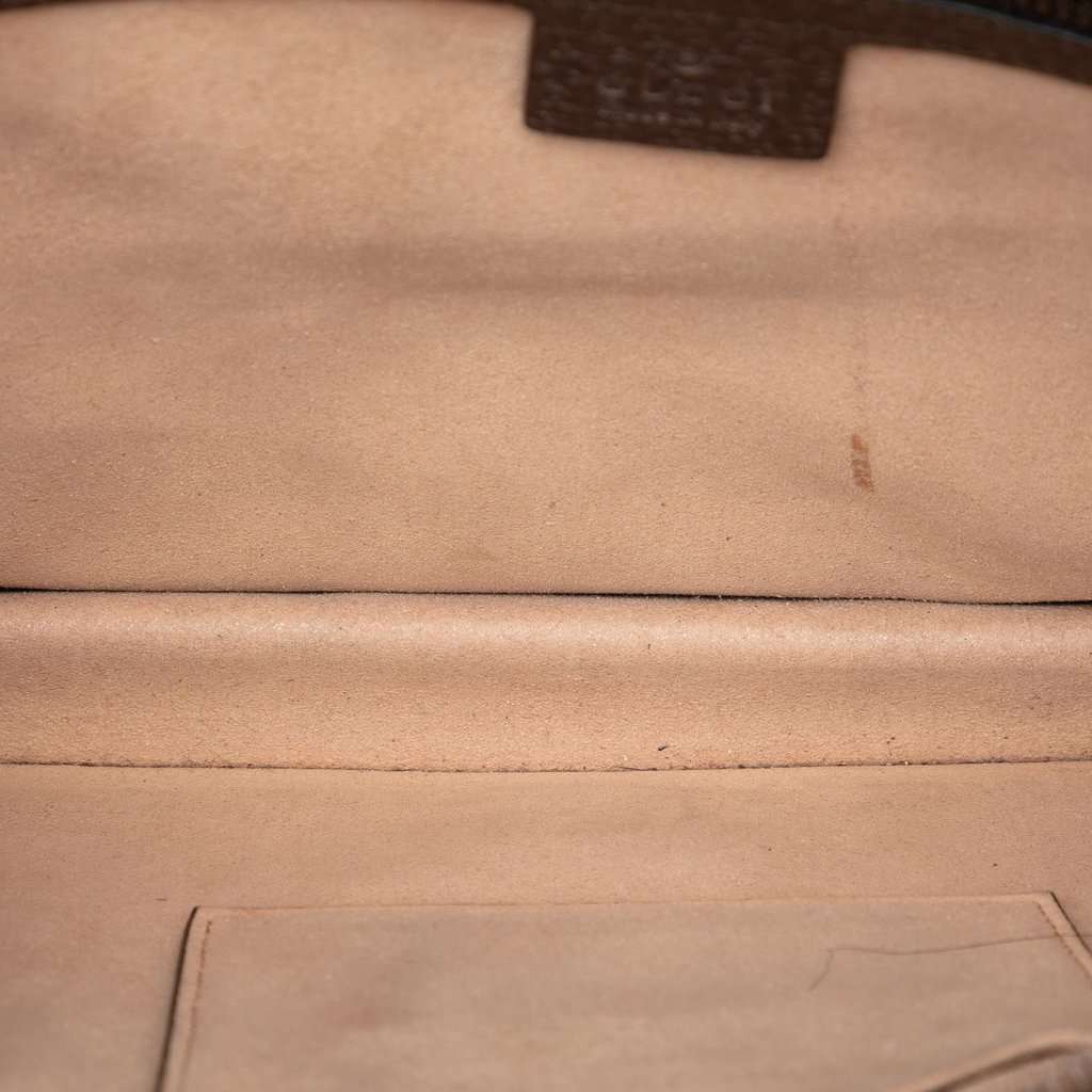 Gucci GG Supreme Ophidia Clutch Beige Very good condition - Model View