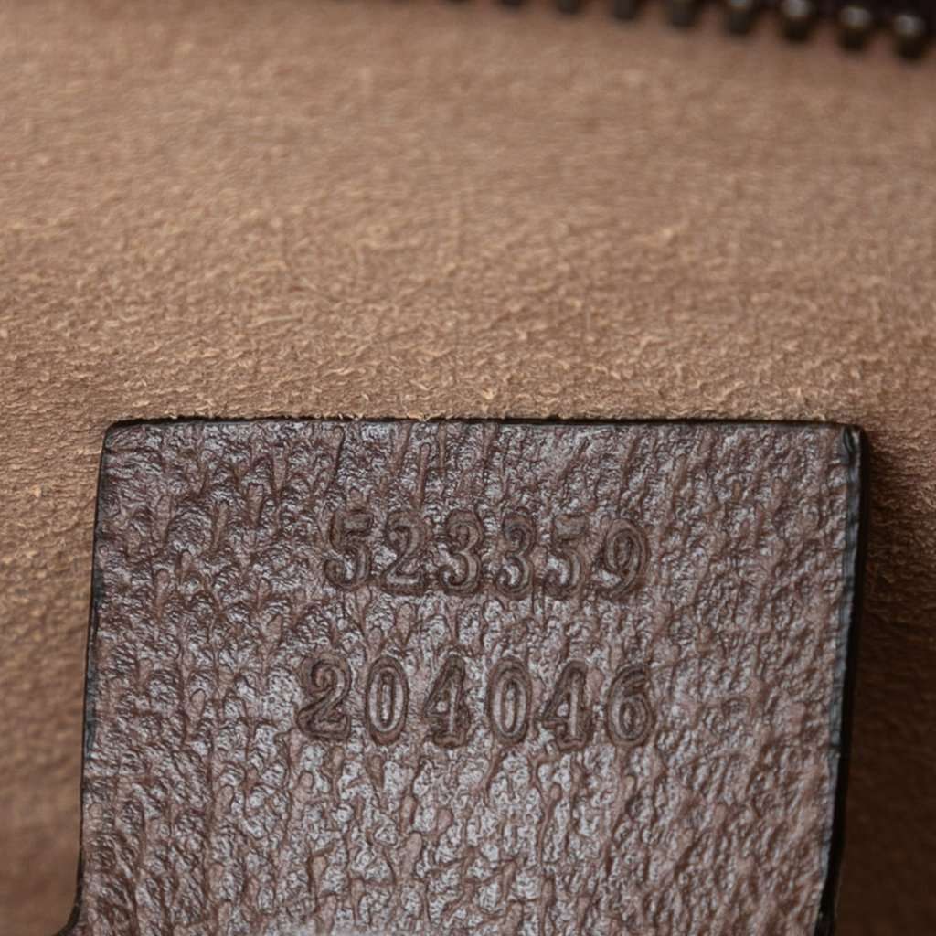 Gucci GG Supreme Ophidia Clutch Beige Very good condition - Box View