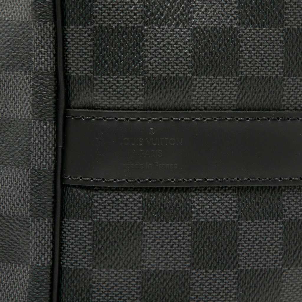Louis Vuitton Damier Graphite Keepall Bandouliere 55 Black Very good - Box View