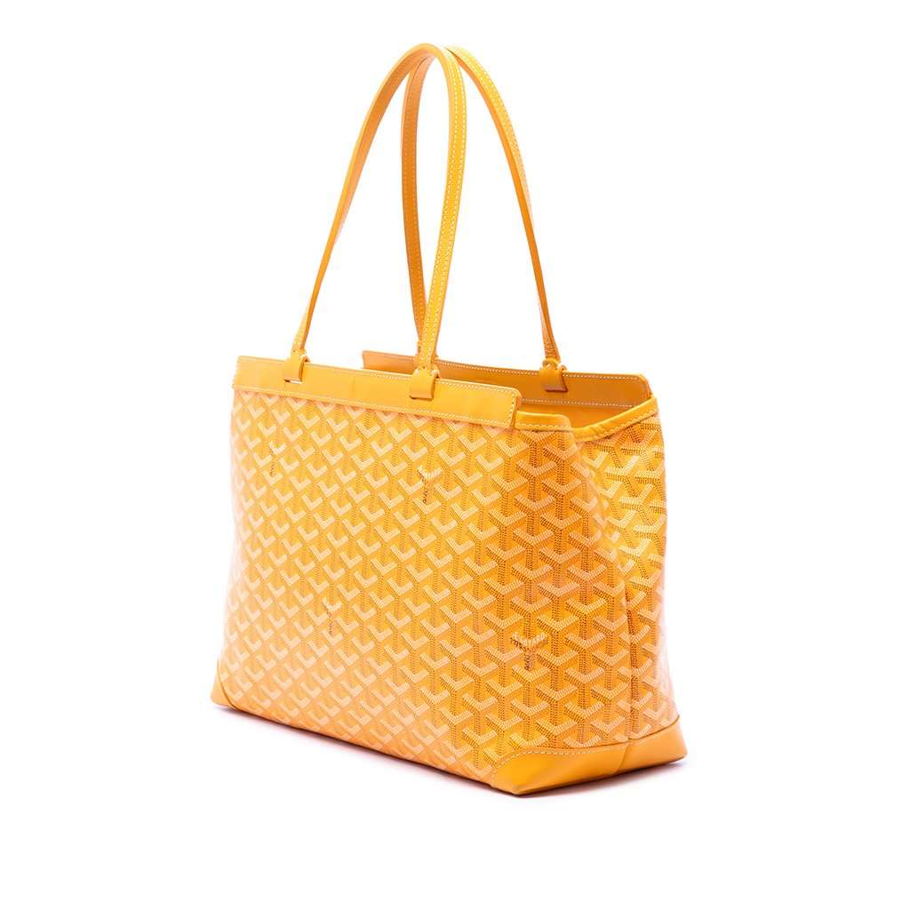 Goyard Goyardine Bellechasse PM Yellow Very good - Back View