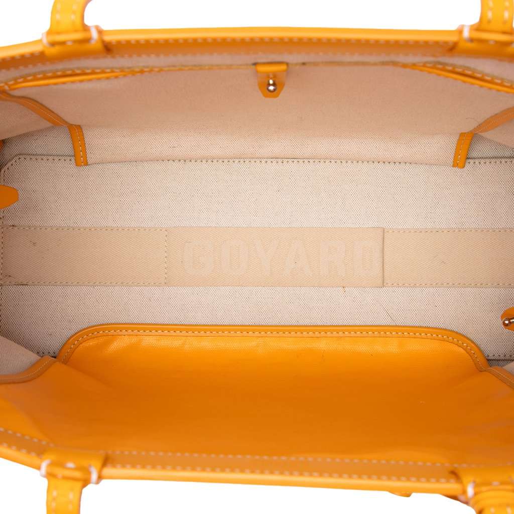 Goyard Goyardine Bellechasse PM Yellow Very good - Model View