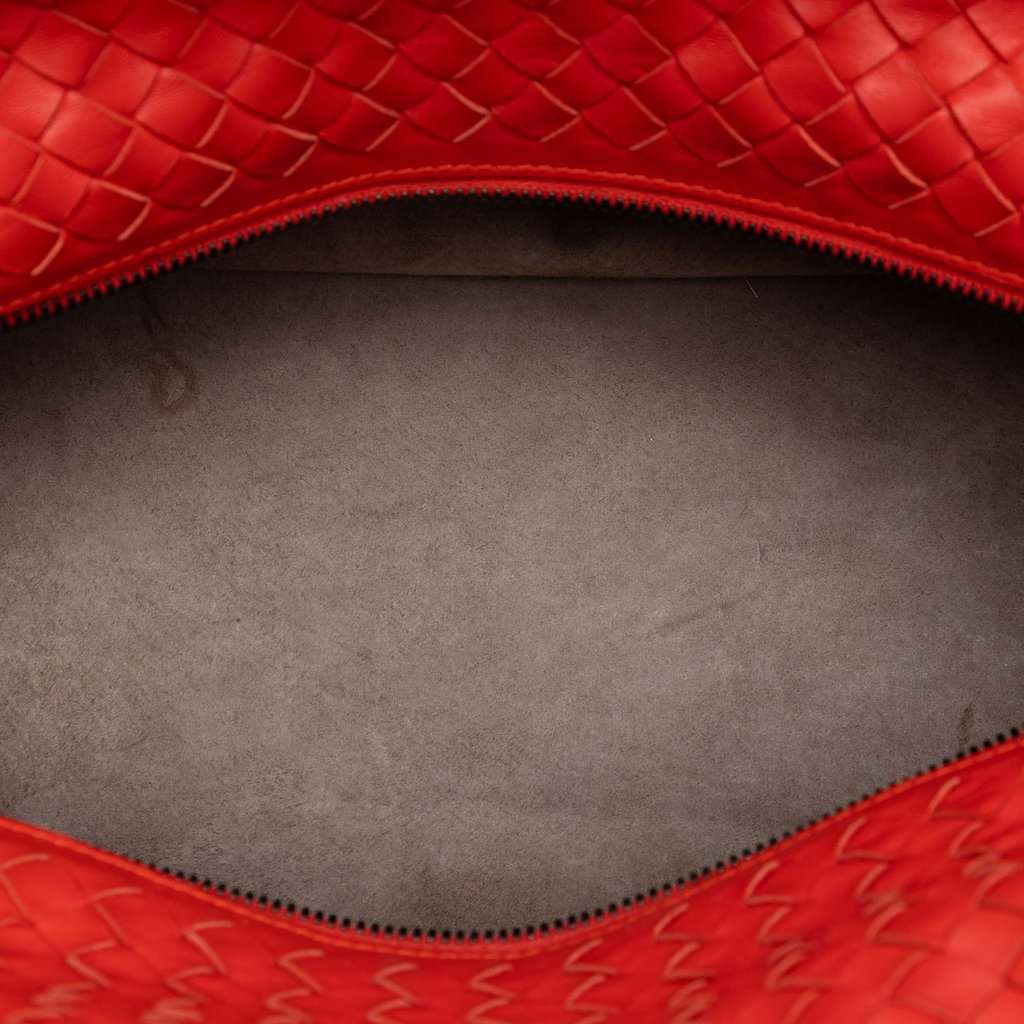 Bottega Veneta Nappa Intrecciato Brick Tote Orange Leather Very good condition - Model View