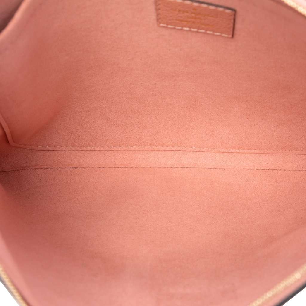 Louis Vuitton Monogram Daily Pouch Brown Very good condition - Model View
